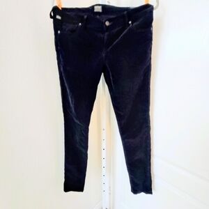 Citizens Of Humanity Midnight Black Corduroy Pants Size 29